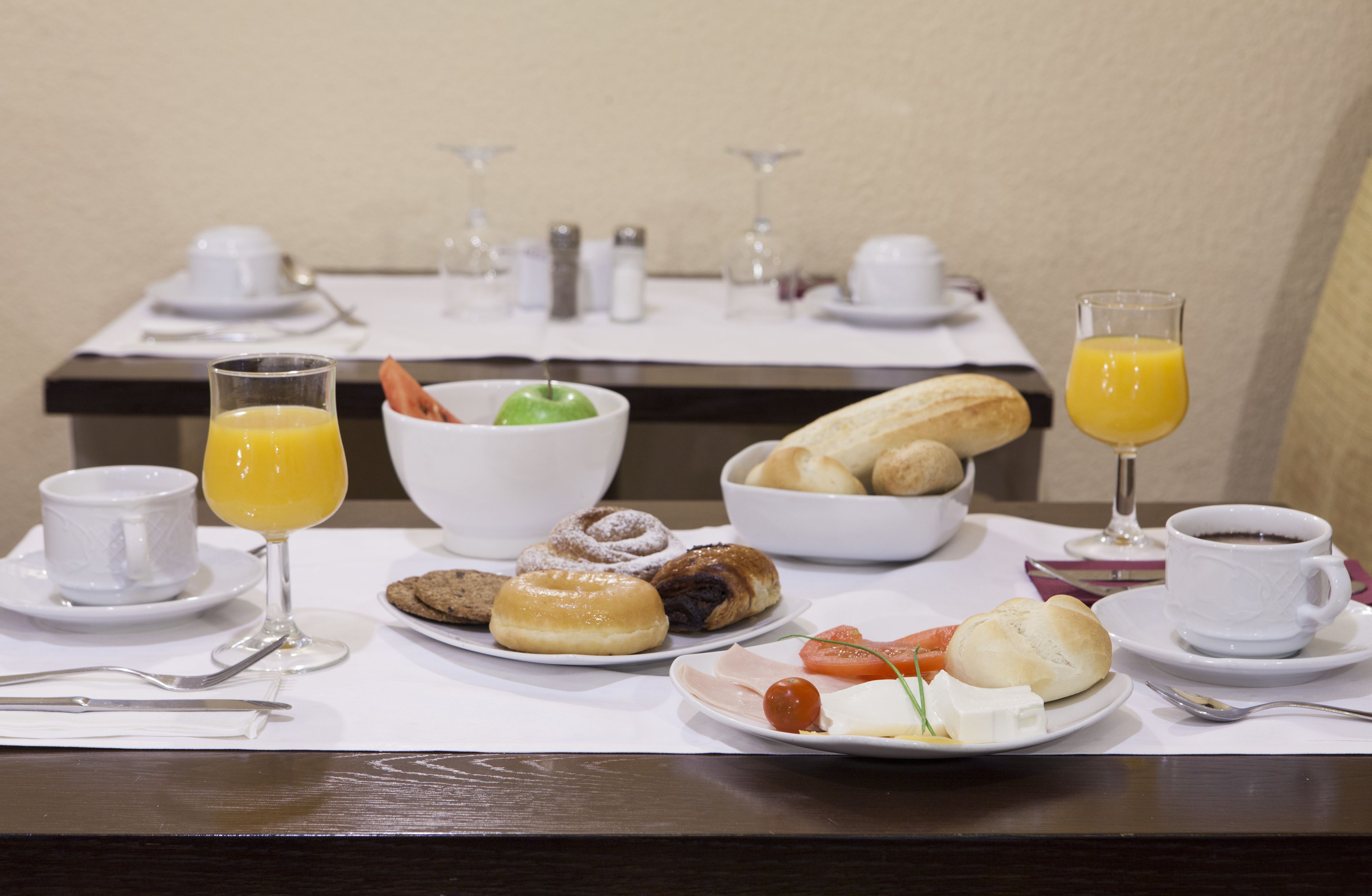 daily buffet breakfast (eur 12.00 per person)