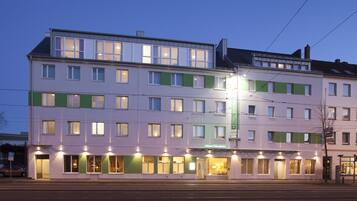 Front of property - evening/night