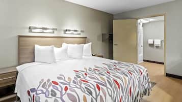 In-room safe, desk, blackout drapes, free cribs/infant beds