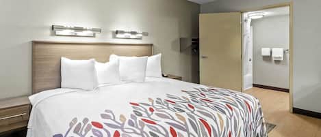 In-room safe, desk, blackout drapes, free cribs/infant beds