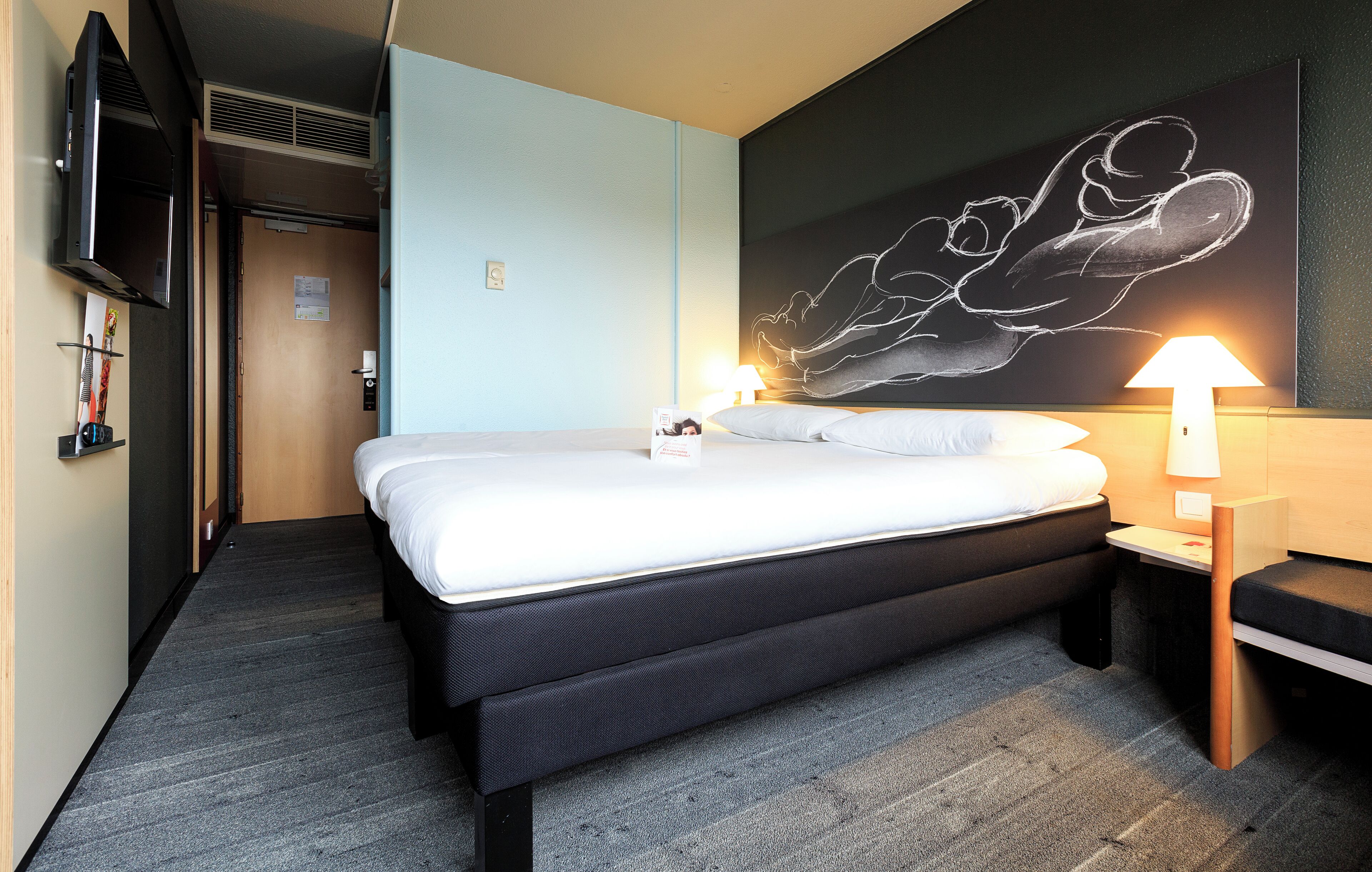 standard twin room, 2 single beds | desk, soundproofing, iron/ironing board, free cots/infant beds