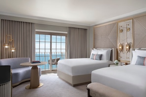 Egyptian cotton sheets, premium bedding, pillow-top beds, minibar