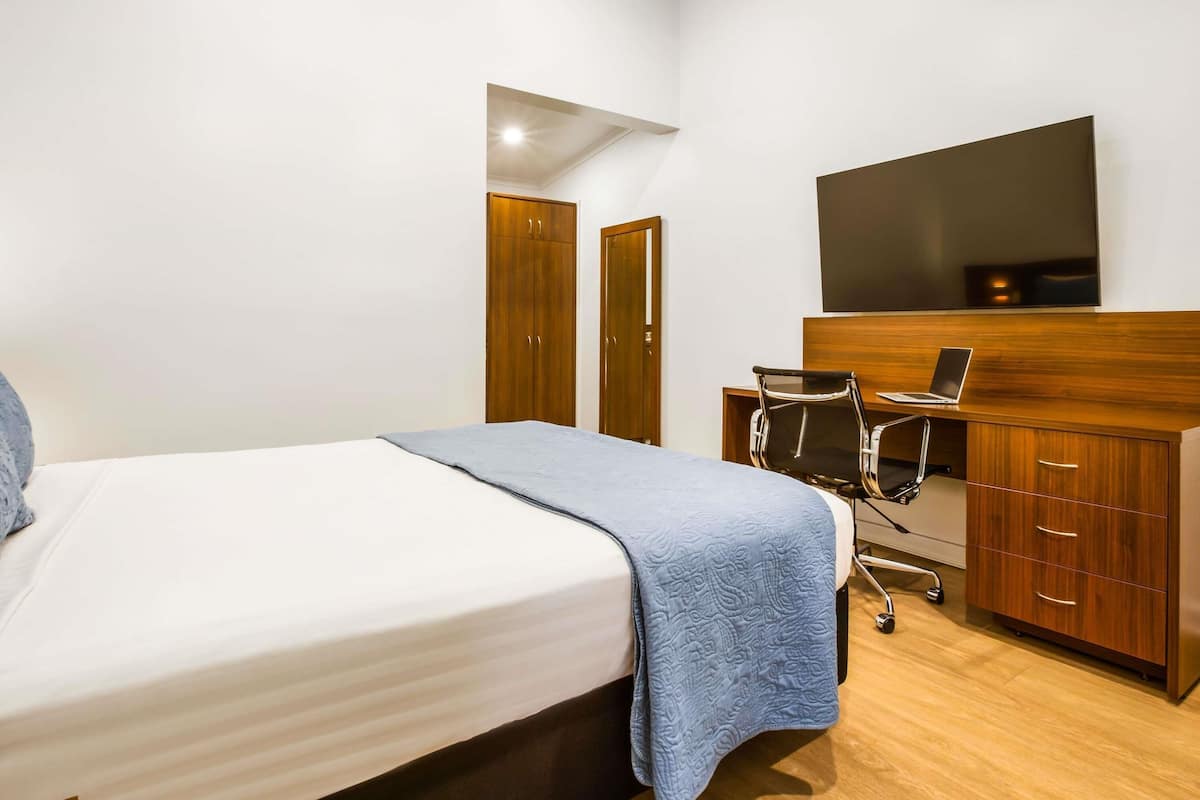 Suite ejecutiva, 1 cama King size y sofá cama | Minibar, escritorio, insonorización y tabla de planchar con plancha