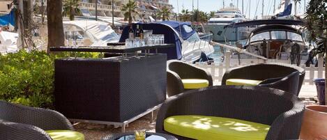 Lunch, dinner served; French cuisine, al fresco dining