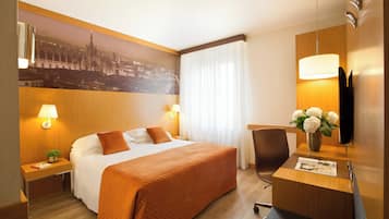 Ropa de cama de alta calidad y minibar