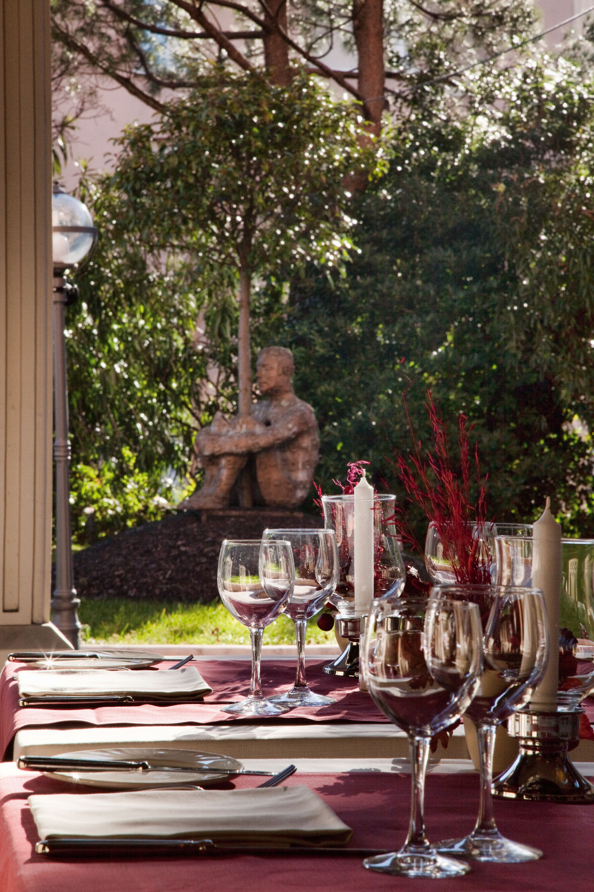 breakfast served, pool views