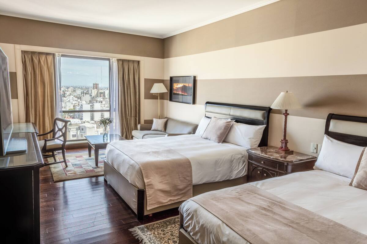 Premium bedding, pillowtop beds, minibar, in-room safe