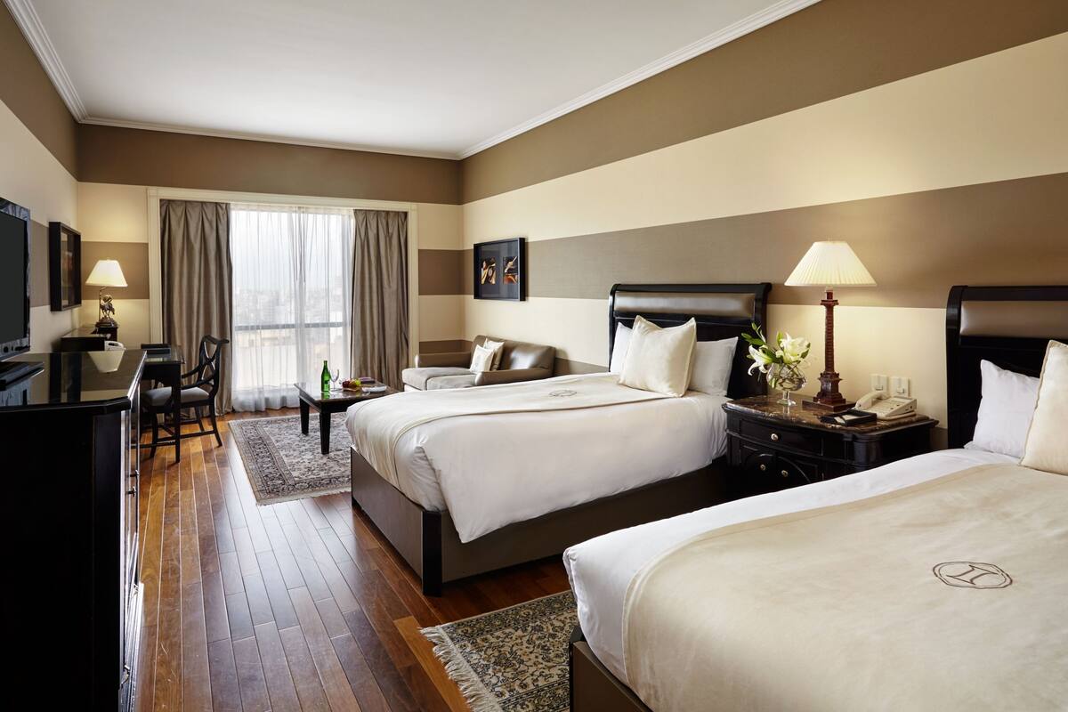Premium bedding, pillowtop beds, minibar, in-room safe