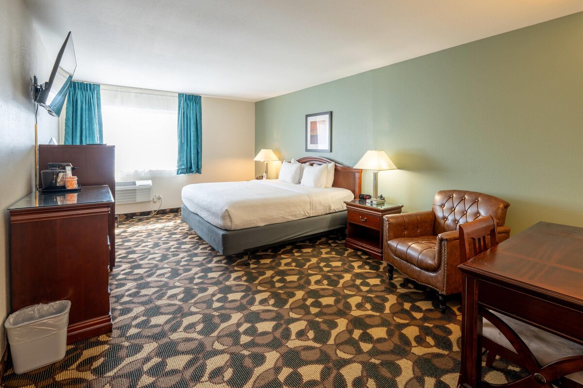 Standard Room, 1 King Bed, Non Smoking | In-room safe, iron/ironing board, cribs (free), rollaway beds (free)