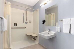Zimmer, 1 King-Bett, barrierefrei, Nichtraucher | Barrierefreies Bad