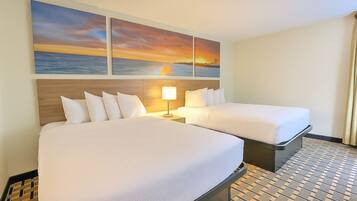 Desk, iron/ironing board, free WiFi, bed sheets