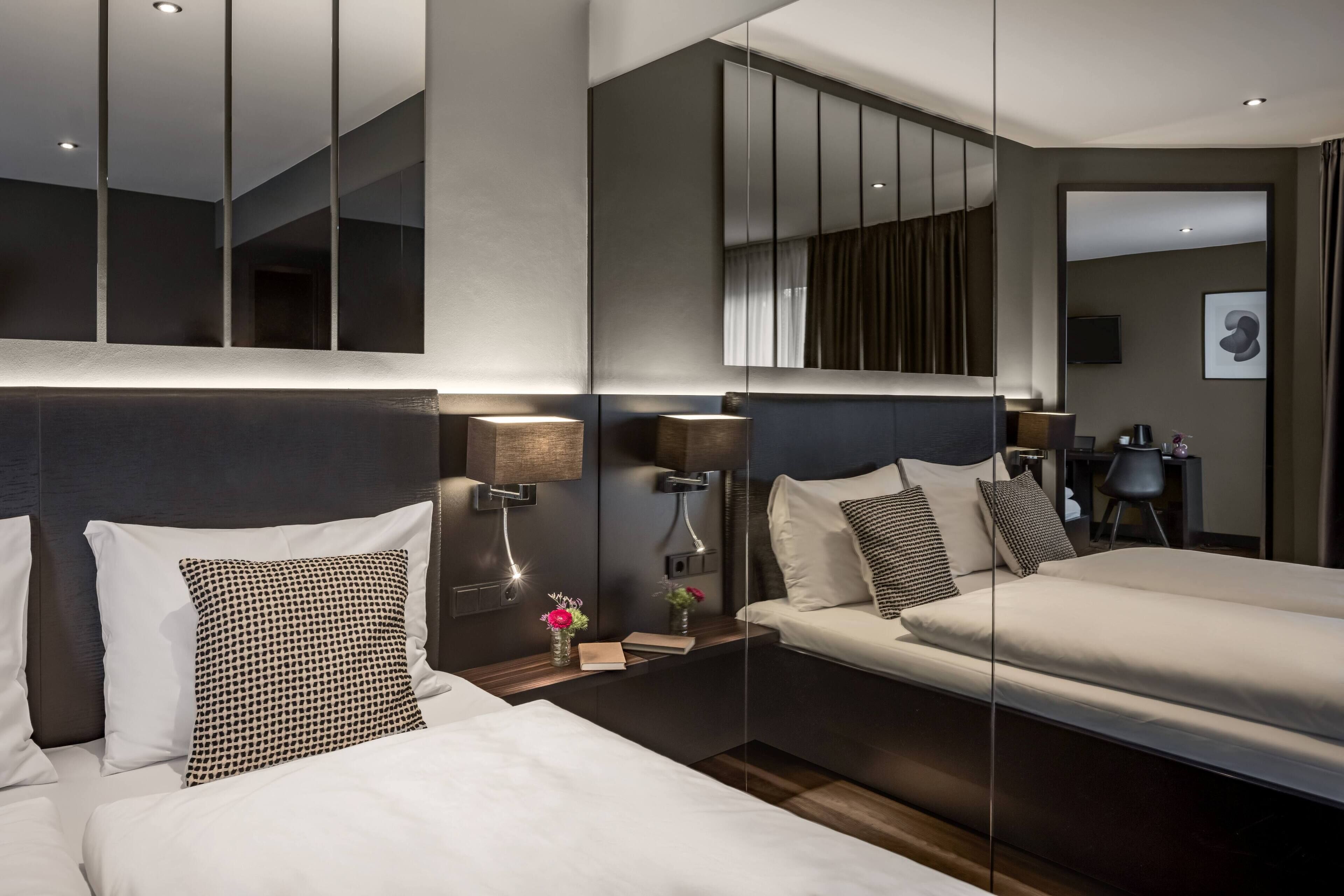 comfort room | hypo-allergenic bedding, in-room safe, individually decorated