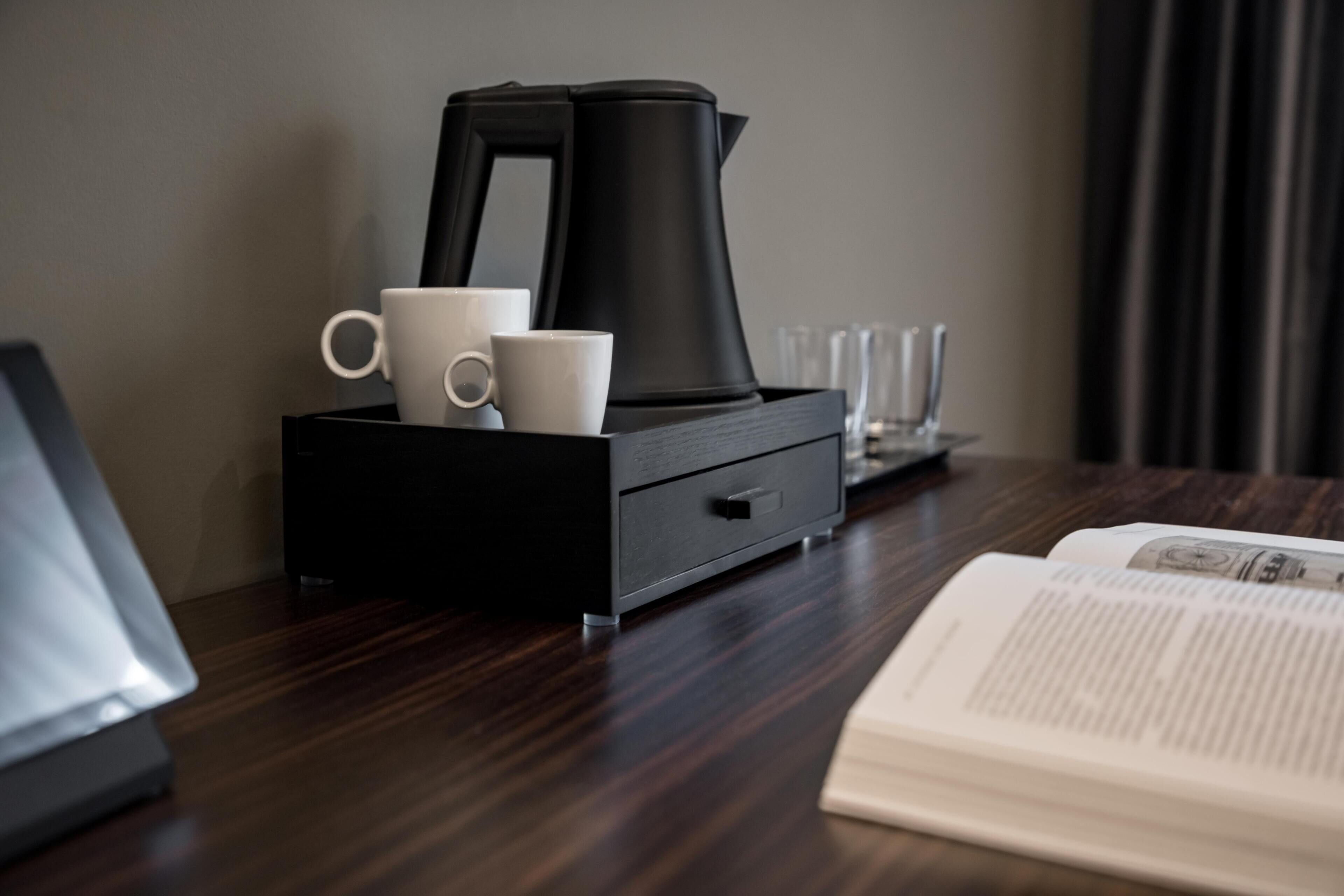 hypo-allergenic bedding, in-room safe, individually decorated