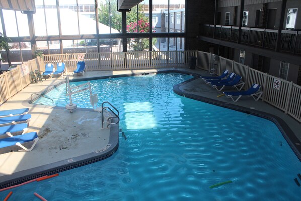 Indoor pool, outdoor pool