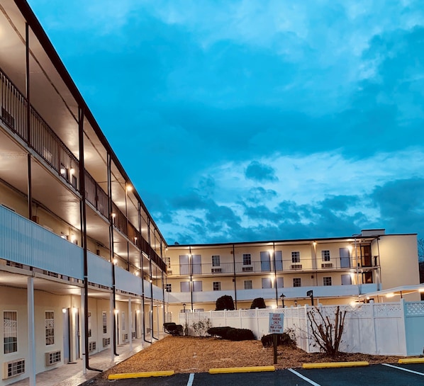 Front of property - evening/night