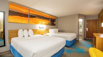 In-room safe, desk, iron/ironing board, free cribs/infant beds