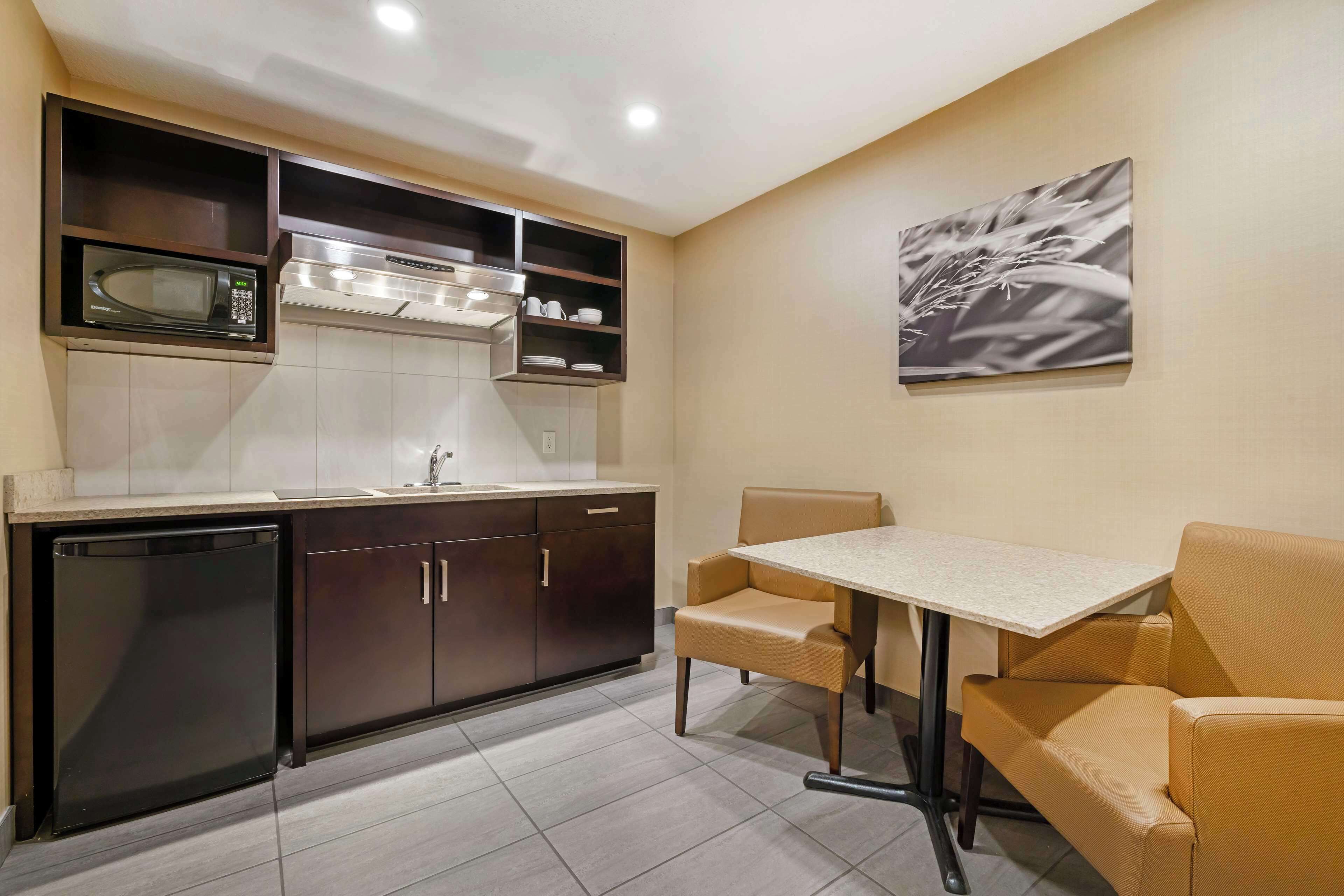 standard room, 1 king bed with sofa bed, non smoking, kitchenette (with sofabed) | private kitchenette | fridge, microwave, coffee/tea maker