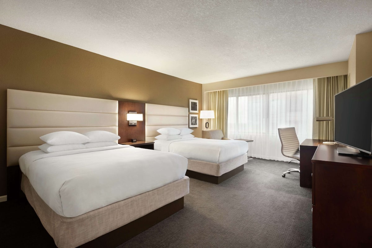 Pillow-top beds, in-room safe, desk, blackout curtains
