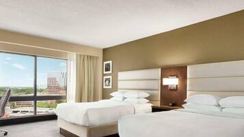 Pillow-top beds, in-room safe, desk, blackout curtains