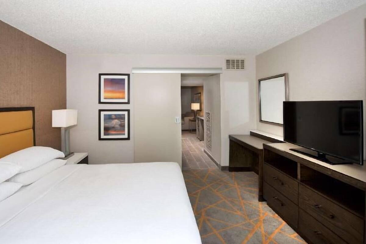 1 habitación y ropa de cama de alta calidad