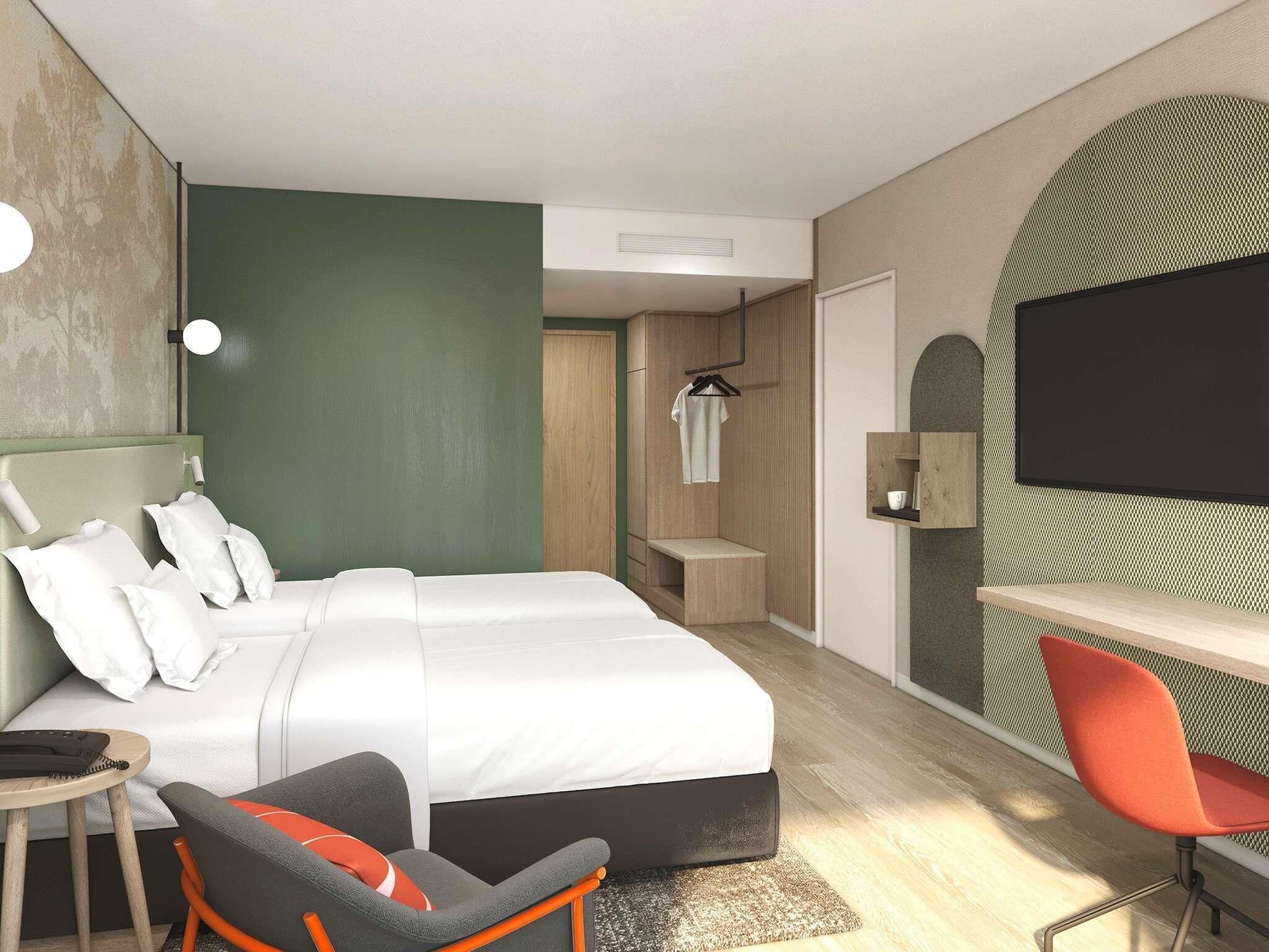 Phòng, 1 giường đôi (Privilege. Newly Renovated) | Bộ đồ giường kháng dị ứng, két bảo mật tại phòng, bàn 