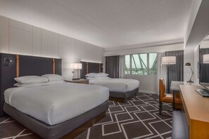 Premium bedding, pillow-top beds, in-room safe, desk