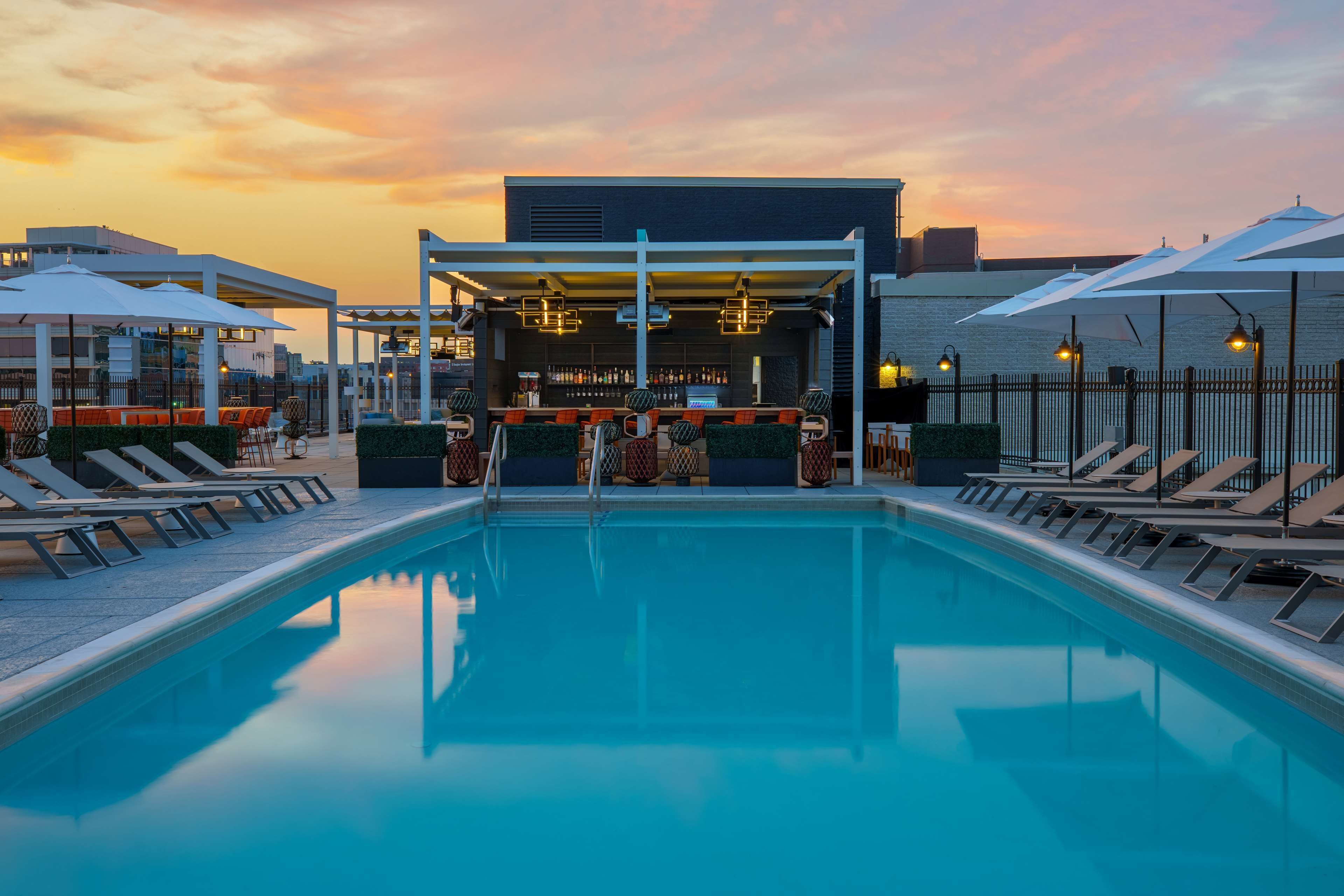 Seasonal outdoor pool, open 8:00 AM to 8:00 PM, cabanas (surcharge)