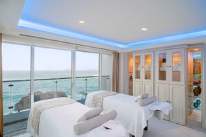 Espace de soins pour les couples, sauna, soins corporels