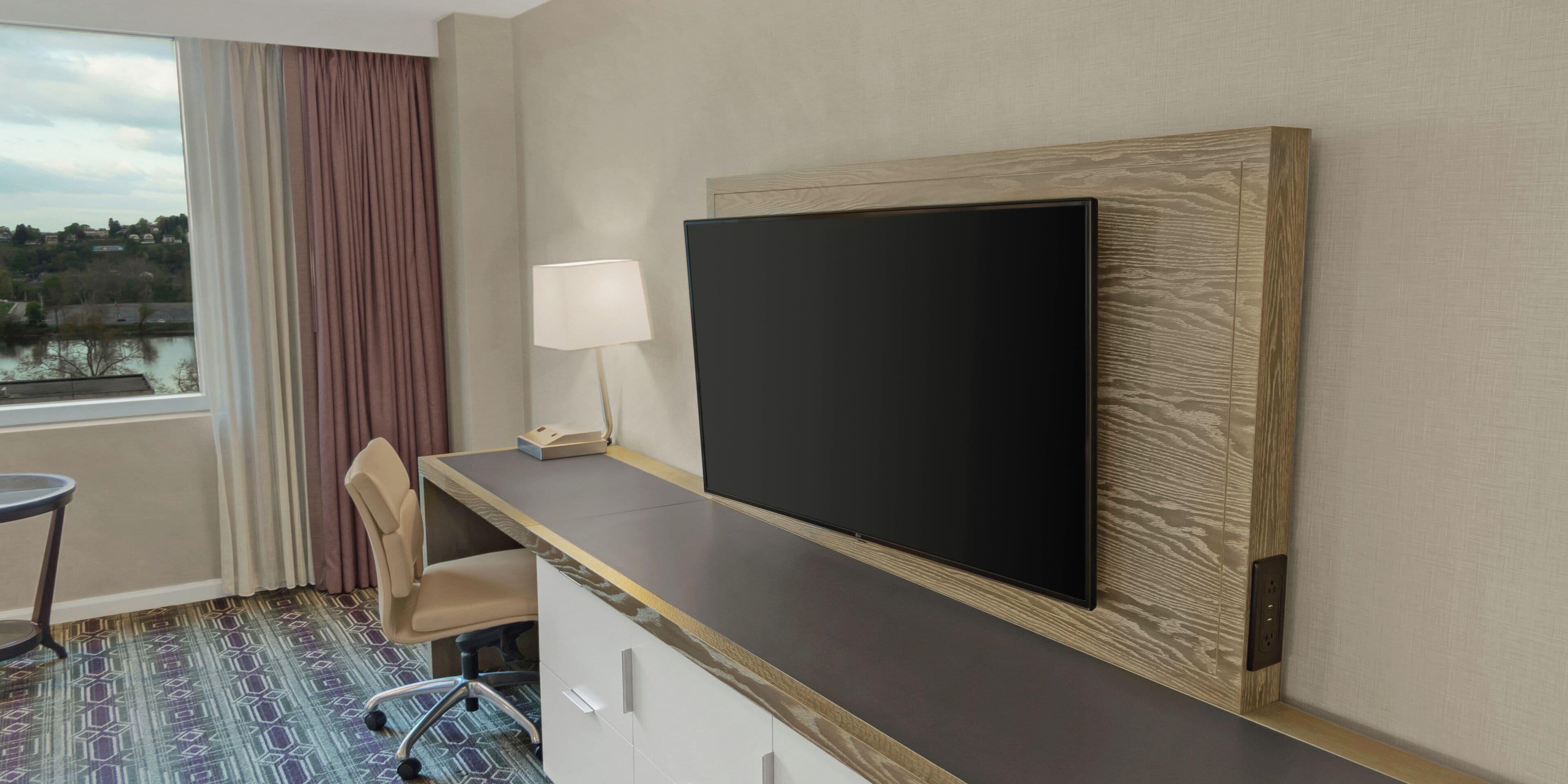 room, 2 double beds, city view | premium bedding, in-room safe, laptop workspace, blackout curtains