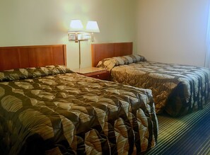 Desk, blackout curtains, iron/ironing board, free WiFi