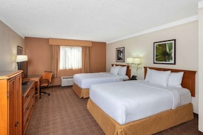 Desk, blackout drapes, iron/ironing board, free WiFi