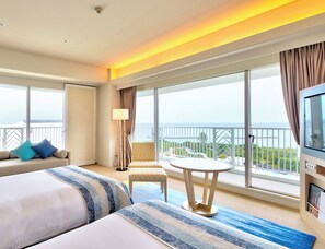 Classic Room, 2 Twin Beds, Ocean View (OceanWing 2 Single) | Premium bedding, down comforters, minibar, in-room safe