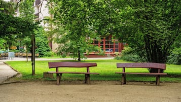 Blick von der Unterkunft