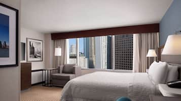 Premium bedding, pillowtop beds, in-room safe, iron/ironing board