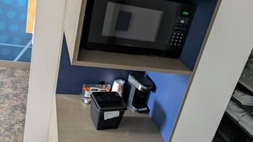 Pillowtop beds, desk, laptop workspace, iron/ironing board