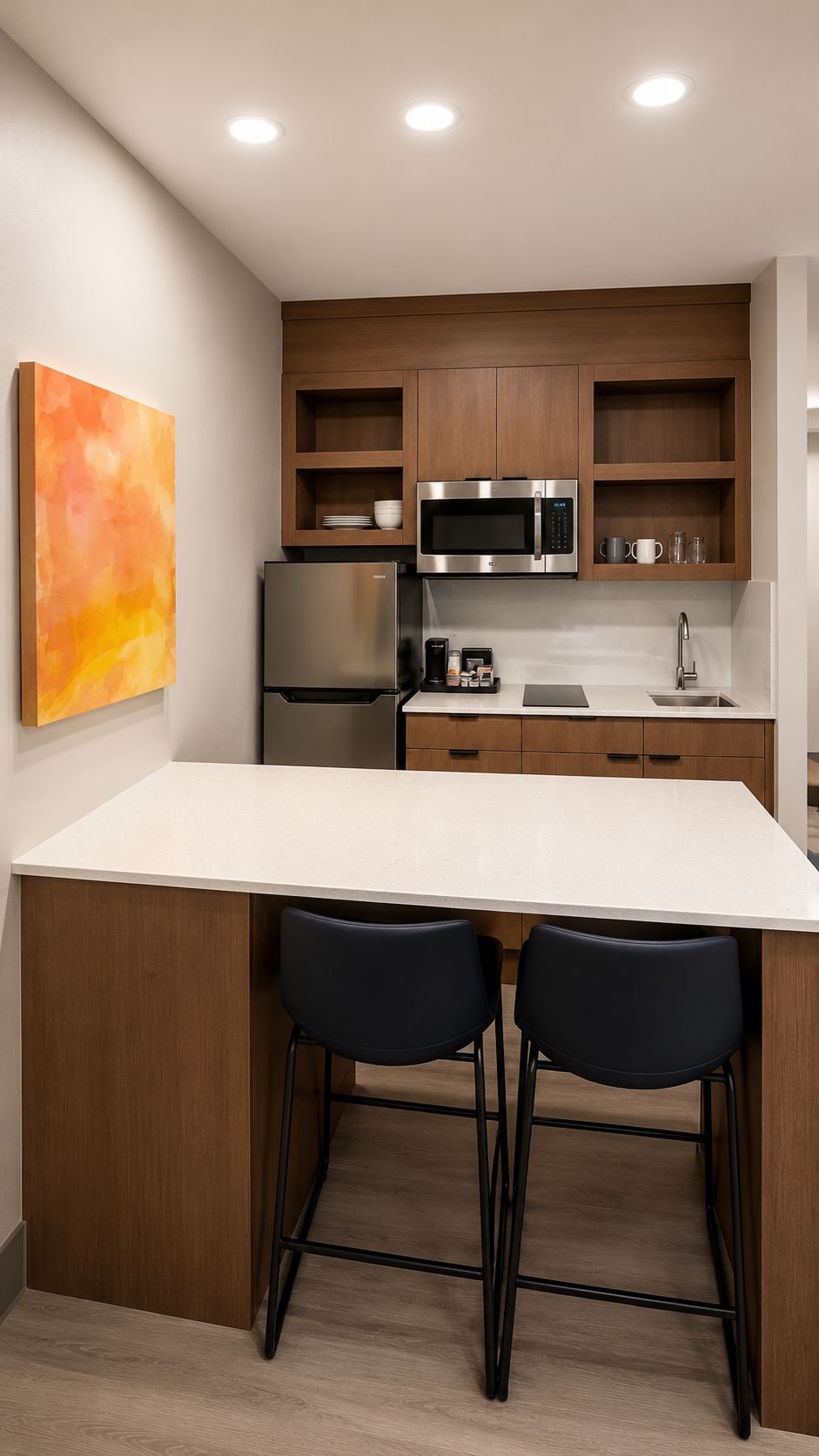Suite, 2 grands lits, non-fumeurs (Efficiency) | Cuisine privée