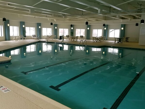 Indoor pool, outdoor pool