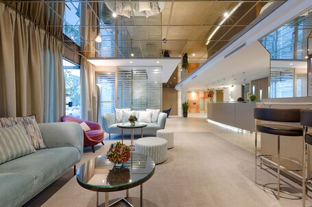 Sala de estar en el lobby