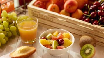Daily buffet breakfast for a fee