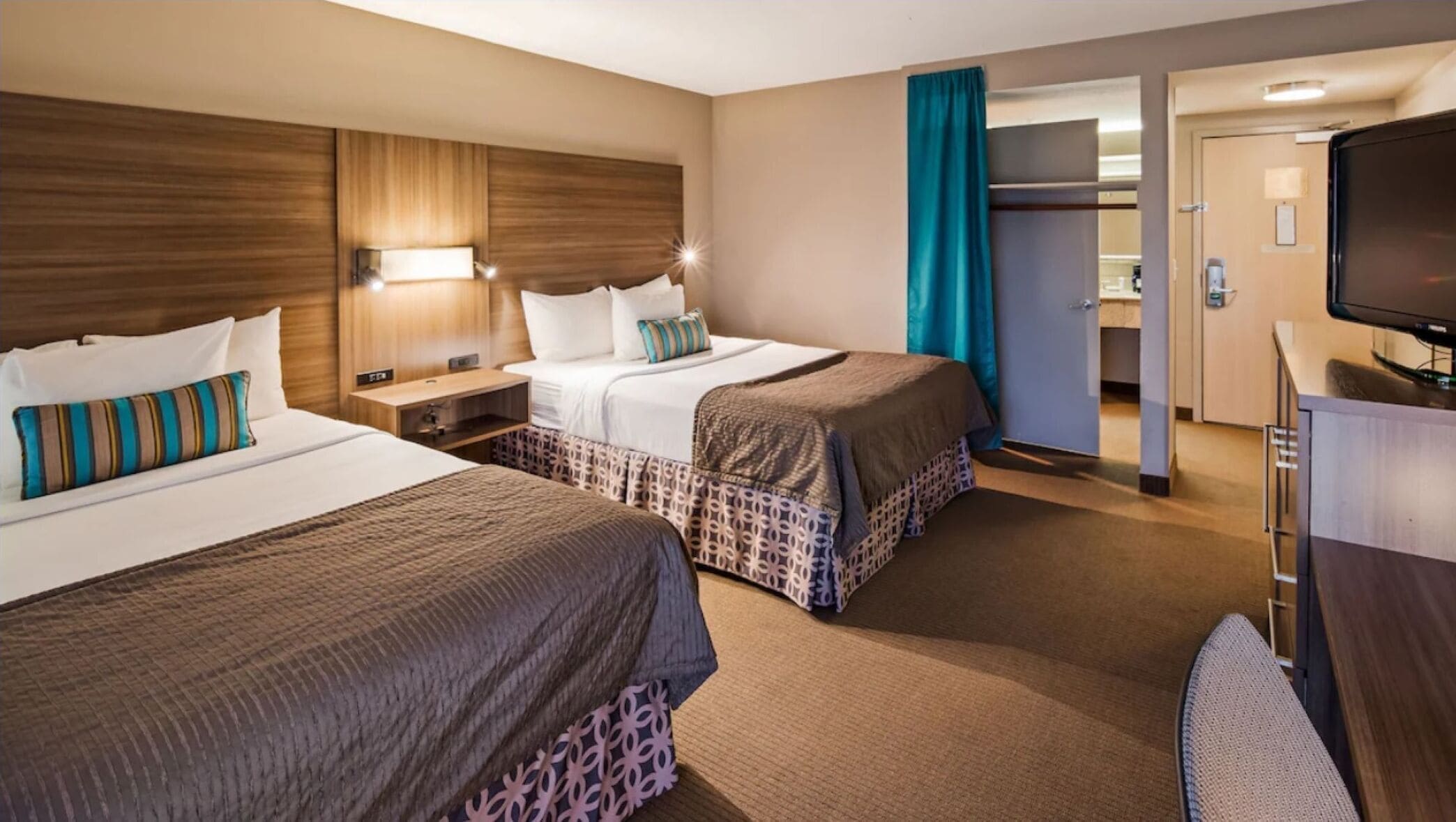 In-room safe, desk, blackout curtains, iron/ironing board