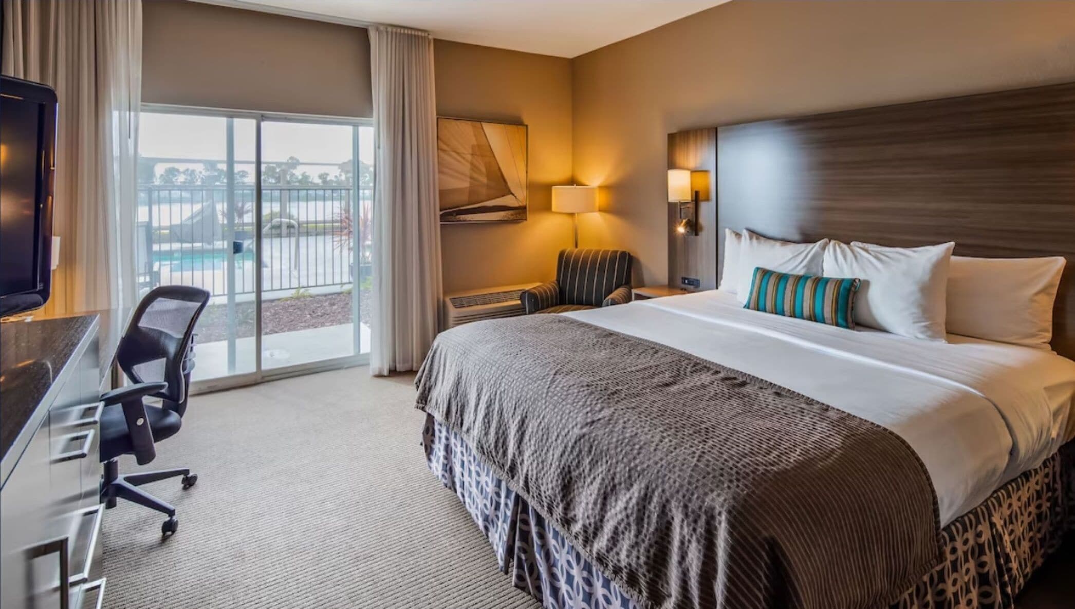 In-room safe, desk, blackout curtains, iron/ironing board