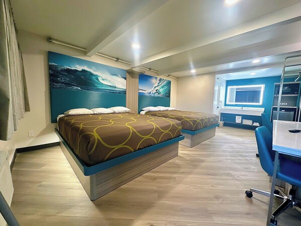 Executive Room, Multiple Beds | Desk, blackout drapes, iron/ironing board, free WiFi