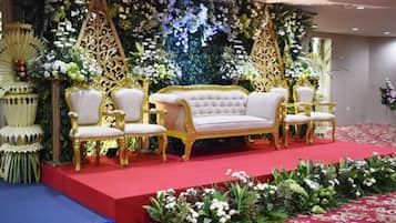 Área interna para casamento