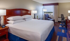 Hypo-allergenic bedding, in-room safe, desk, blackout drapes