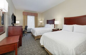 Deluxe Room, 2 Queen Beds, Non Smoking | Premium bedding, pillow-top beds, in-room safe, blackout curtains