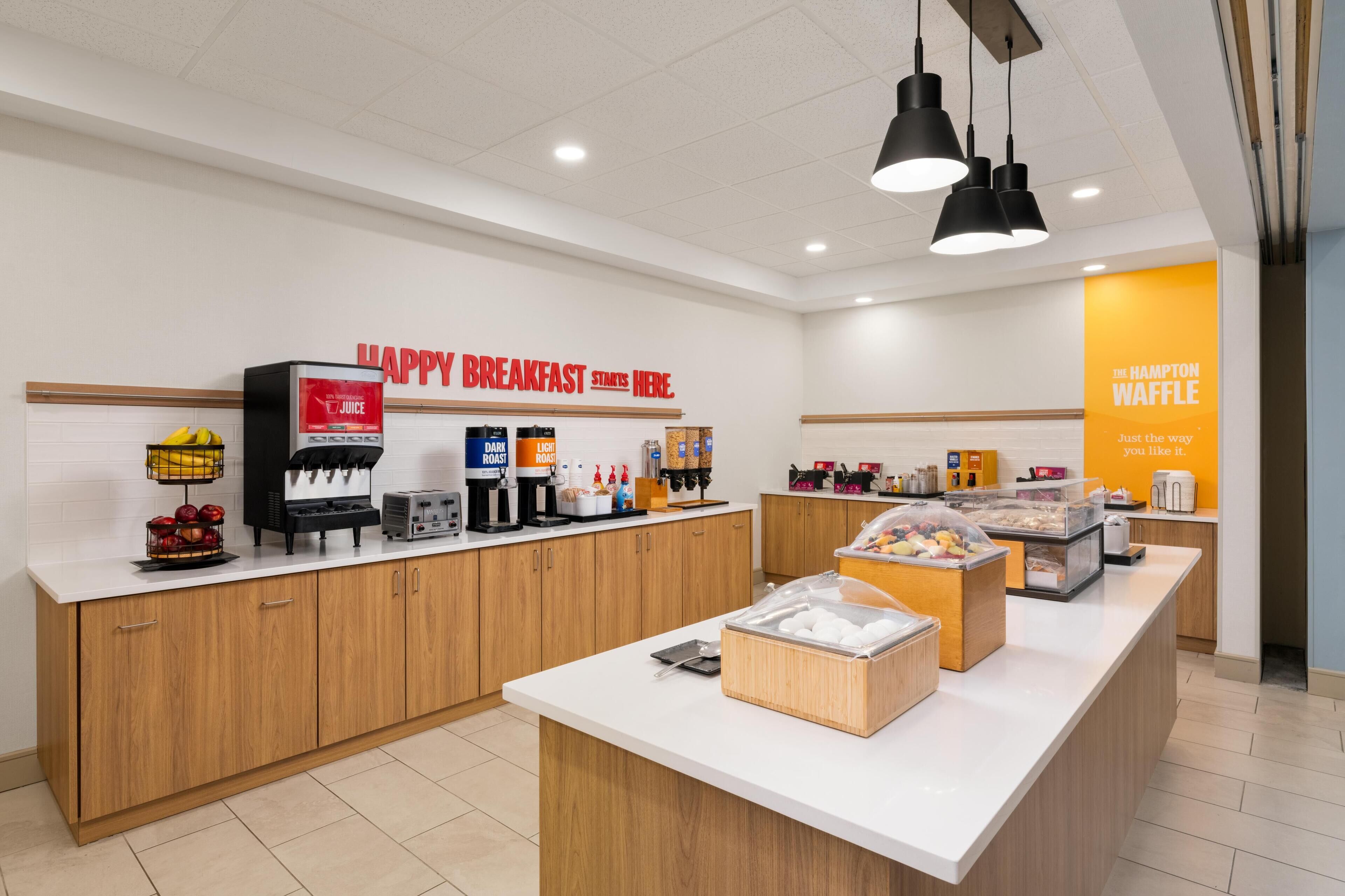 Free daily full breakfast