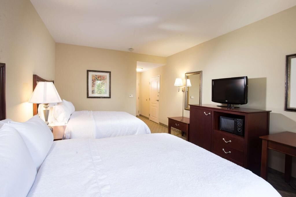Premium bedding, pillowtop beds, in-room safe, blackout drapes