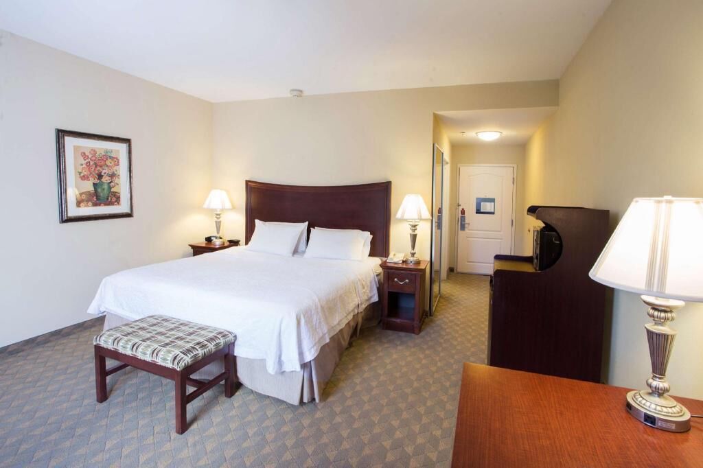 Premium bedding, pillowtop beds, in-room safe, blackout drapes