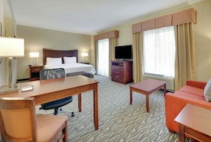 Premium bedding, pillowtop beds, in-room safe, blackout drapes