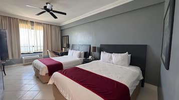 In-room safe, desk, iron/ironing board, free cribs/infant beds